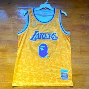 BAPE x Mitchell & Ness Lakers Swingman Jersey